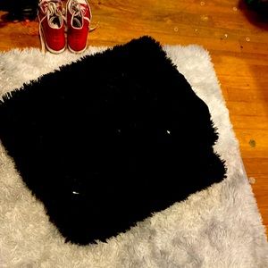 Black weighted blanket